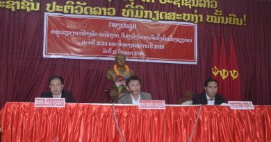 ເມືອງ ຊຽງຮ່ອນ ຈັດກອງປະຊຸມສະຫຼຸບວຽກງານກໍ່ສ້າງພັກ – ພະນັກງານ ແລະປັບປຸງກົງຈັກ ການຈັດຕັ້ງໃນທົ່ວເມືອງ ປະຈໍາປີ 2024 ແລະ ທິດທາງແຜນການ ປີ 2025